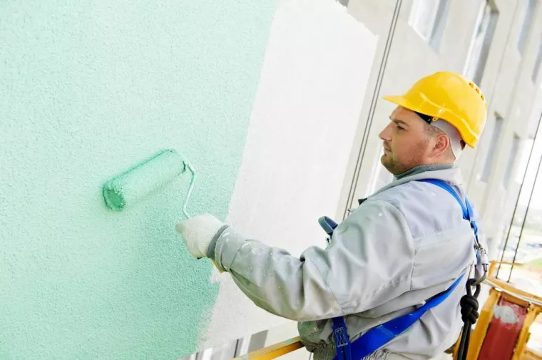 Utiliser de la peinture d'étanchéité sur une façade en crépi qui vient d'être construite, Bergerac, MA PEINTURE